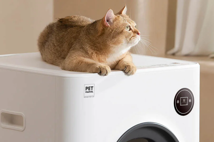 cat litter box that cleans itself