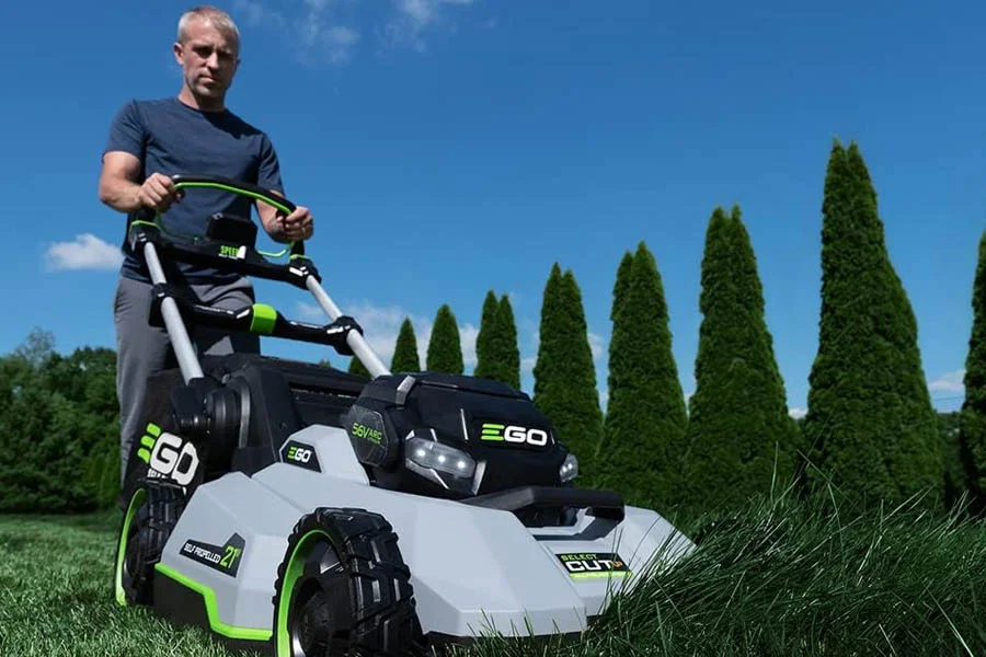 electric and battery lawn mowers